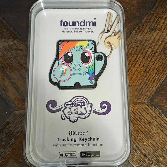 FoundMi My Little Pony Rainbow Dash App Enabled Bluetooth Tracking Tag - Picture 1 of 2